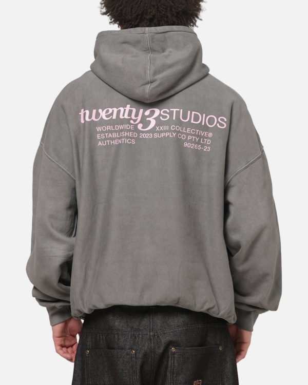 XXII Collectives Hoodie Charcoal/Pink