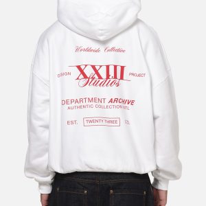 XXIII Utilities Hoodie White/Red