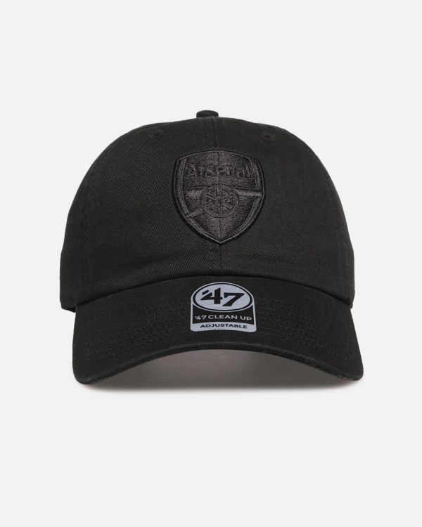 47 Brand Arsenal 47 Clean Up Strapback Black/Black