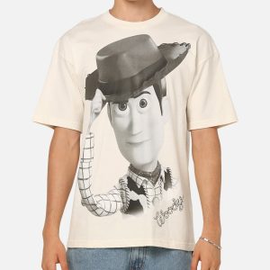 73Studio Disney Pixar Toy Story Woody And Bullseye T-Shirt Off White