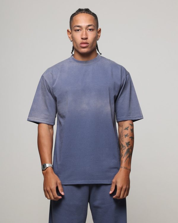American Thrift Short Sleeve T-Shirt Washed Blue