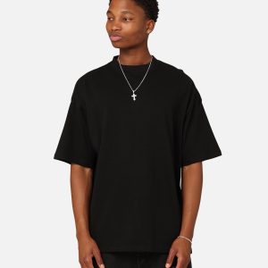 Culture Kings Oversized Blank T-Shirt Black
