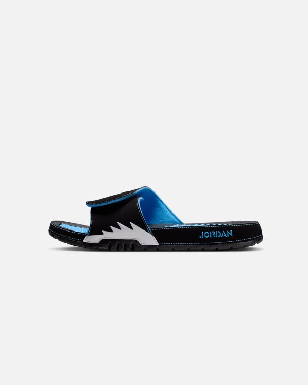 Jordan Hydro 5 Retro Slides Black/Blue