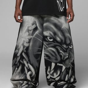 Loiter Airbrush Sweatpants Black
