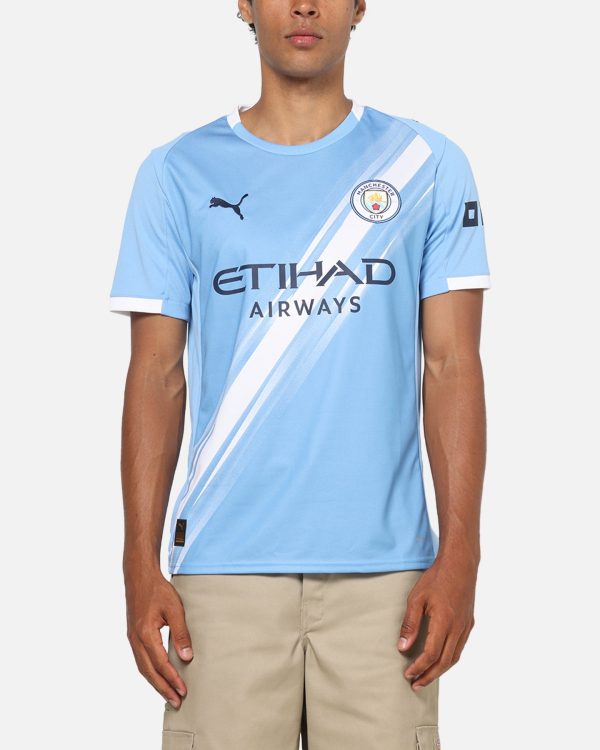 Puma Manchester City FC Home Replica Jersey Light Blue