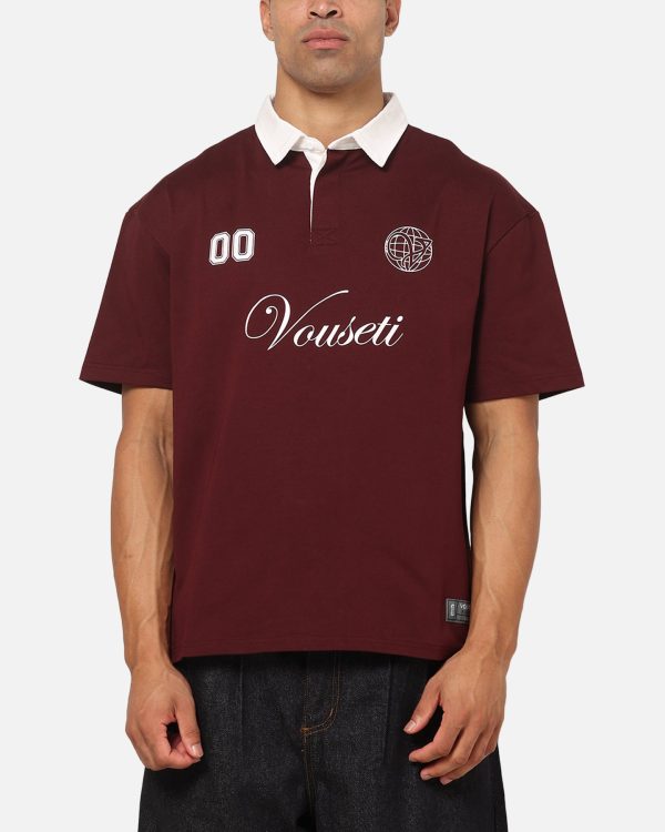 Vouseti Rugby Polo T-Shirt Dark Plum