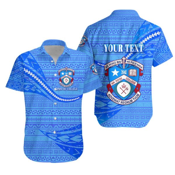 (Custom Personalised) Apifoou College Hawaiian Shirt Tonga Unique Version - Full Blue