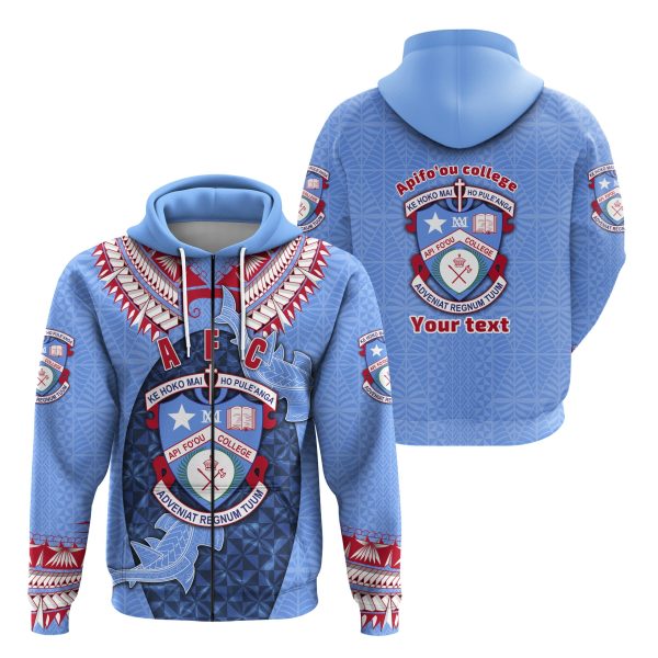 Custom Tonga Apifoou College Zip Hoodie Special Style LT16