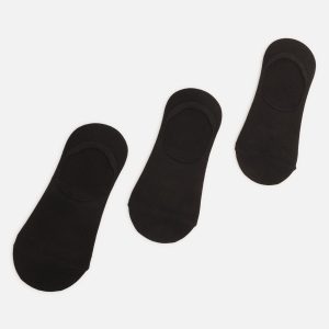 American Thrift Classic No Show Socks 3 Pack Black
