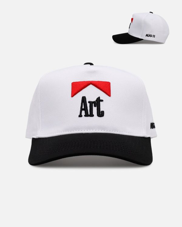 Aug11 Art Snapback White/Black