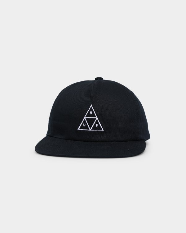 HUF Essential Unstructured TT Snapback Black