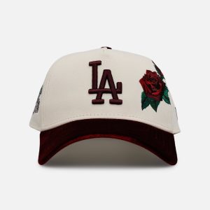 New Era Los Angeles Dodgers 'Velvet Roses' 9FORTY A-Frame Snapback Chrome