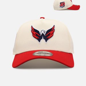 New Era Washington Capitals 'Team Color Visor' 9FORTY A-Frame Snapback Chrome/Official Team Color