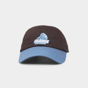 XLARGE Slanted Logo Snapback Brown/Navy