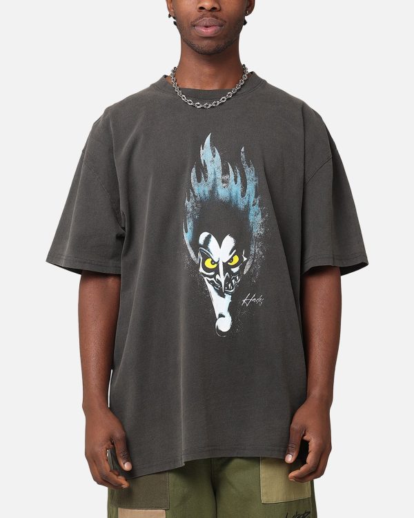 73Studio Disney Hercules Hades Heavyweight T-Shirt Black Wash