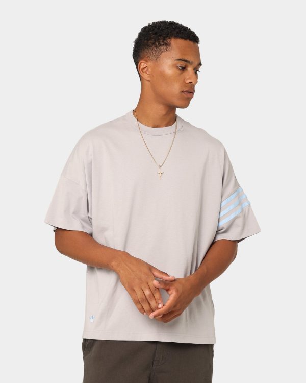 Adidas New C T-Shirt Grey Two