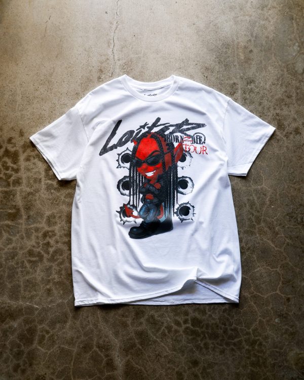 Loiter Bad Boy Vintage T-Shirt White