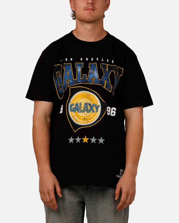 Mitchell & Ness X Los Angeles Galaxy X Culture Kings Constellation T-Shirt Black