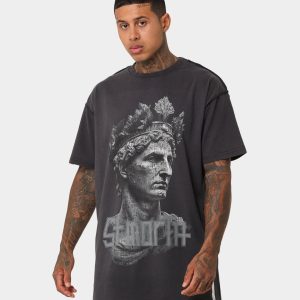 Saint Morta Romans MMXII T-Shirt Vintage Black