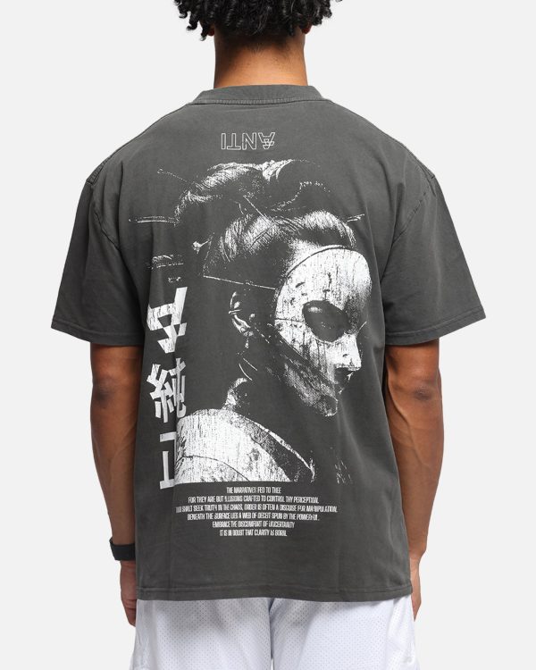 The Anti Order Truth In Chaos Boxy T-Shirt Black Wash