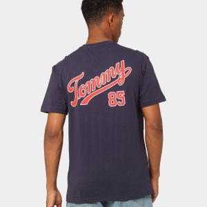 Tommy Jeans TJM Classic College 85 Logo T-Shirt Twilight Navy