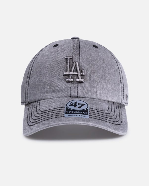 47 Brand Los Angeles Dodgers 'Mist' 47 Clean Up Strapback Charcoal